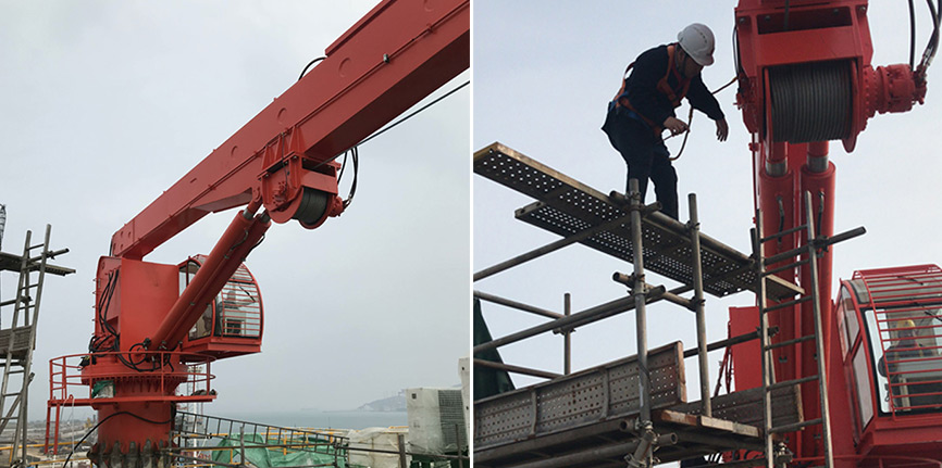 hydraulic telescopic boom crane