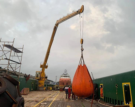 3.2 Ton Offshore Knuckle Boom Crane