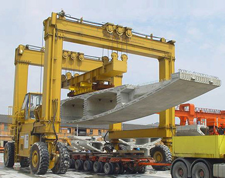 Lifting segmental girder