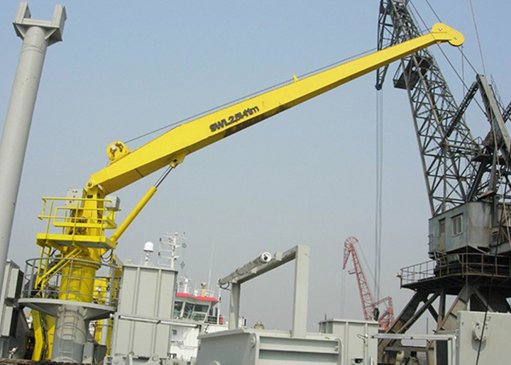 marine hydraulic crane