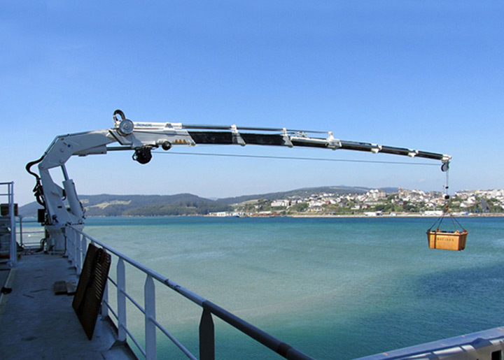 marine hydraulic crane