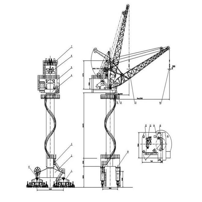 Harbor Portal Jib Crane