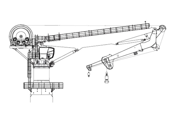 Marine Knuckle Boom Crane
