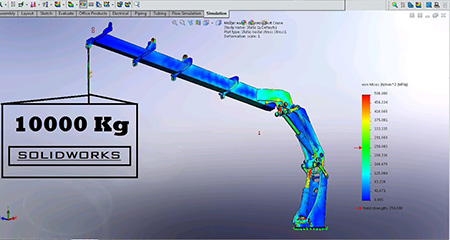 Marine Knuckle Boom Crane