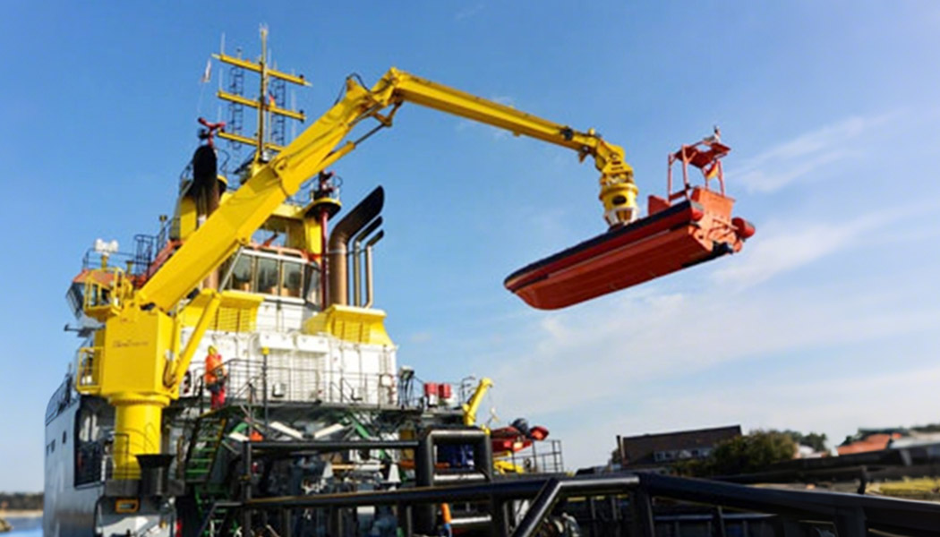 Marine Knuckle Boom Crane