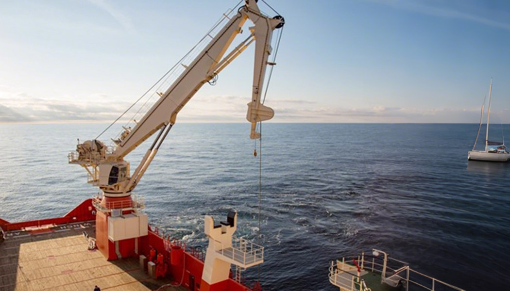Marine Knuckle Boom Crane