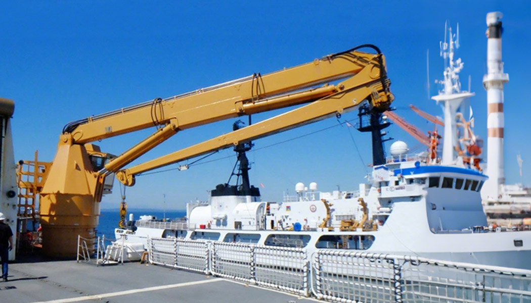 Marine Knuckle Boom Crane