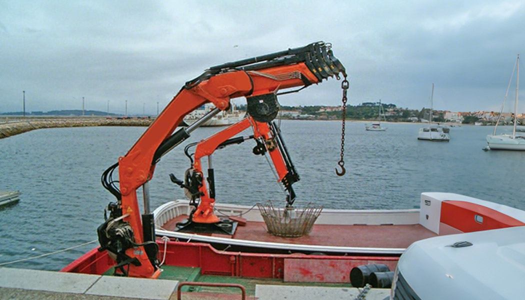 Marine Knuckle Boom Crane