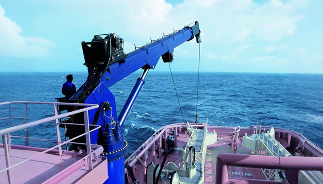 Marine Telescopic Crane application