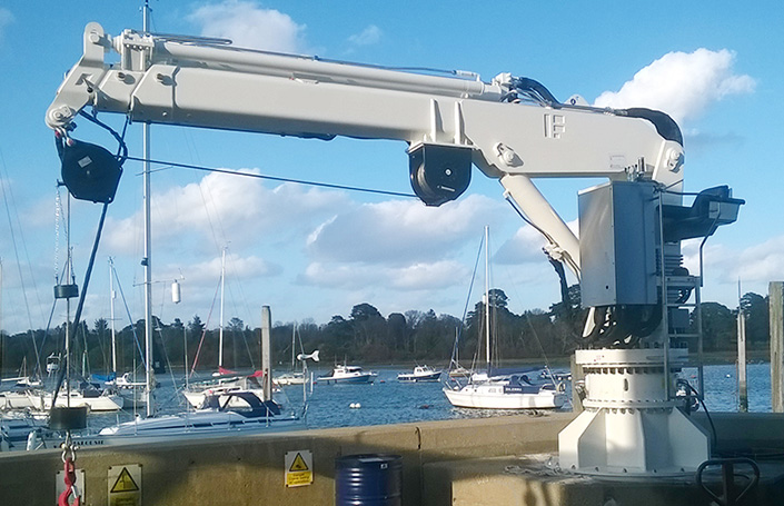 Marine Telescopic Crane