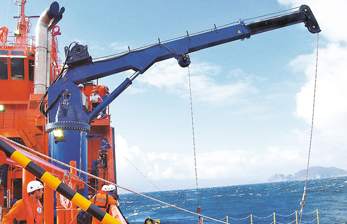 Marine Telescopic Crane