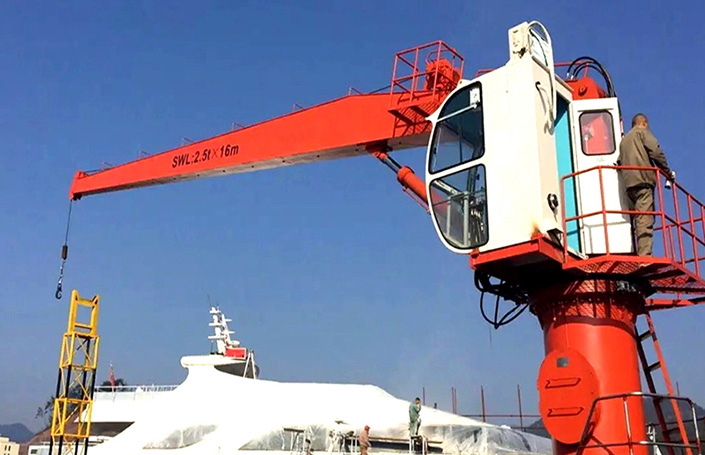 Stiff Boom Marine Crane