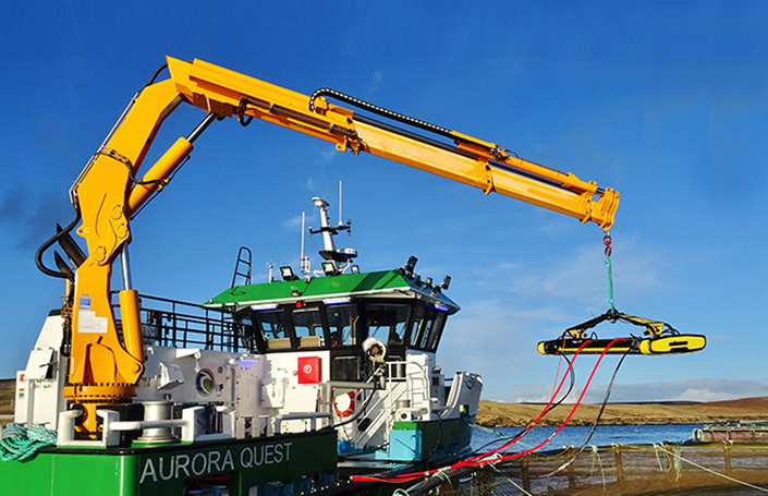 Marine Telescopic Crane