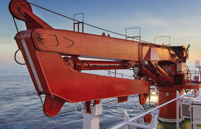 Marine Knuckle Boom Crane