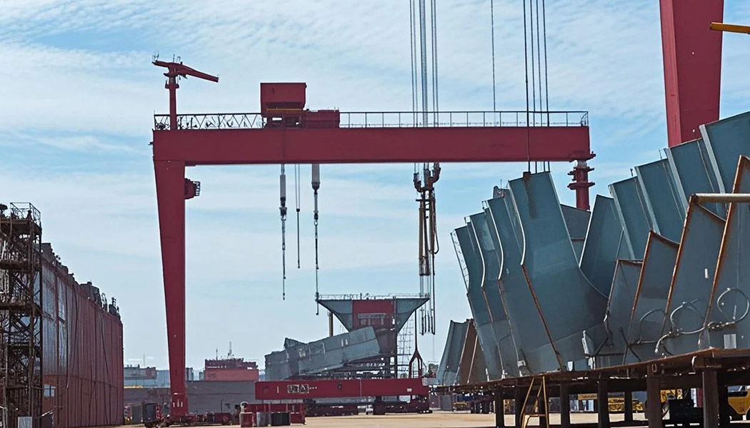 Section Prefabrication Workshop and Storage Yard