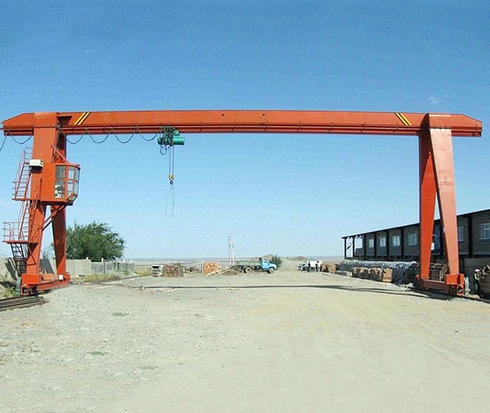 Single Girder Rail Mounted Gantry Crane