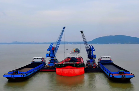 Floating Crane Site Work