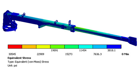 Marine Telescopic Boom Crane