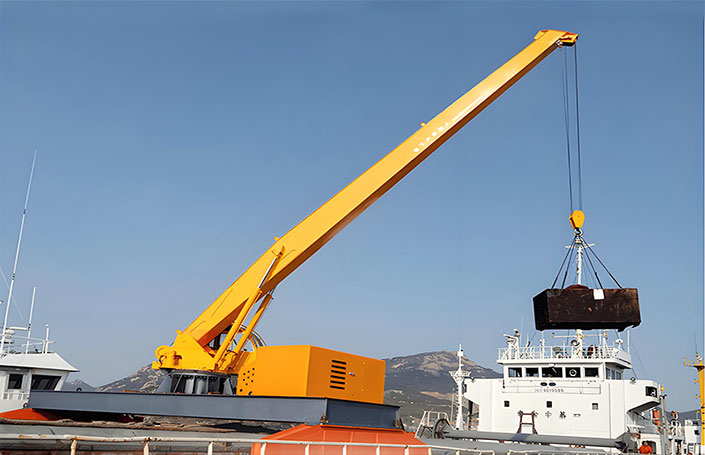Marine Stiff Boom Crane