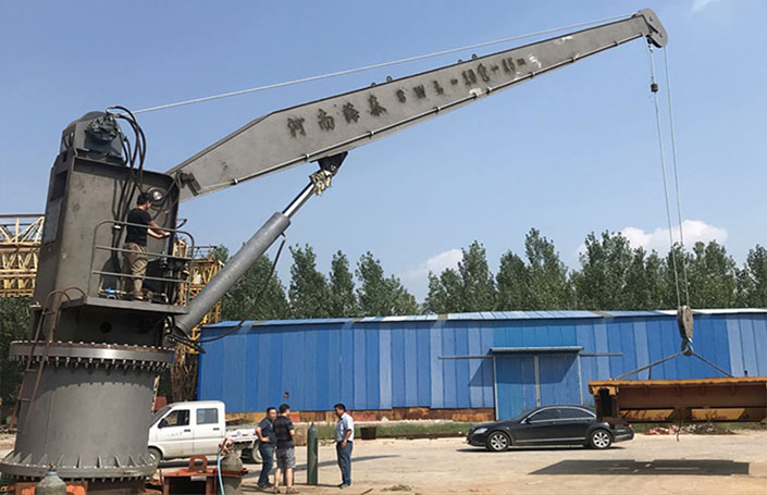 Marine Stiff Boom Crane