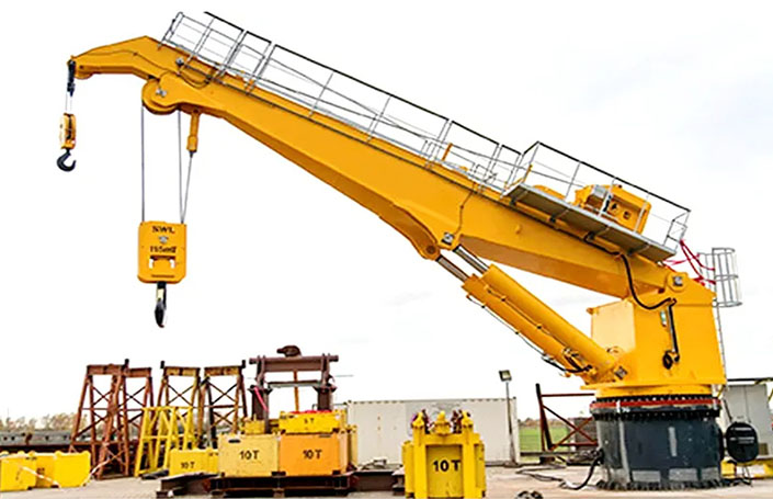 Marine Stiff Boom Crane