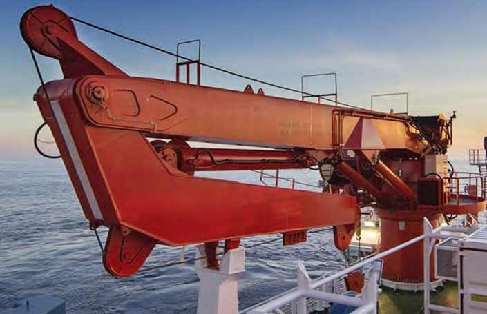 Marine Knuckle Boom Crane