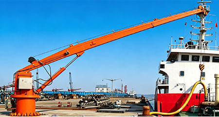 Marine Stiff Boom Crane