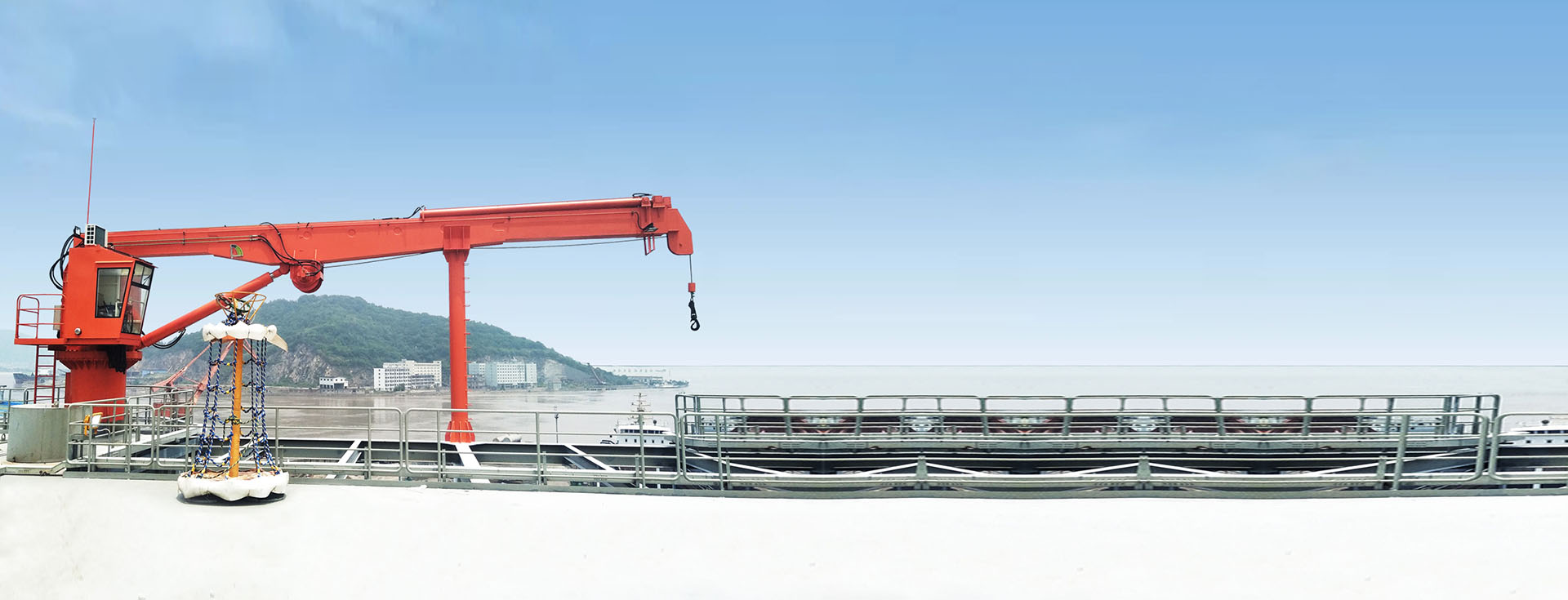 Marine Telescopic Boom Crane