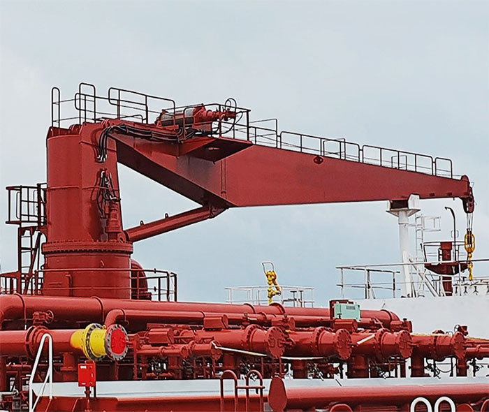 Marine Stiff Boom Crane