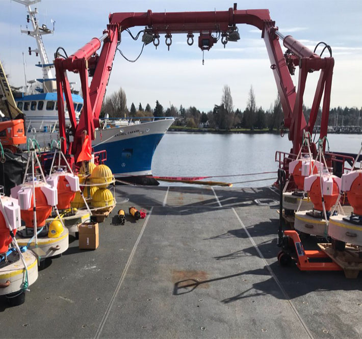 Marine Stern Crane