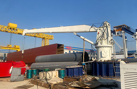 5T Marine Stiff Boom Crane
