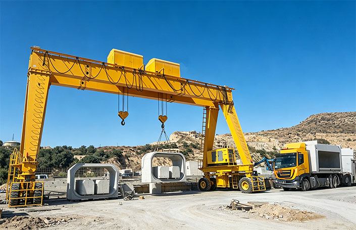 rubber tyre gantry crane