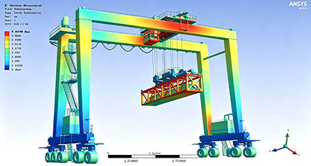RTG Crane FEA