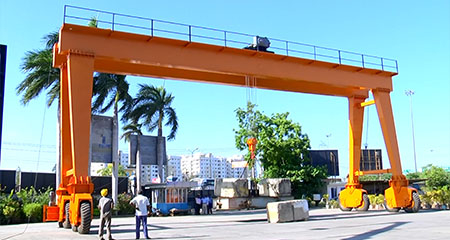 rubber tyre gantry crane