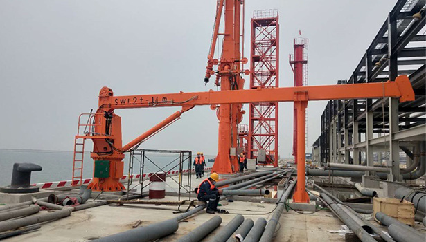 2T-14M Marine Telescopic Boom Crane