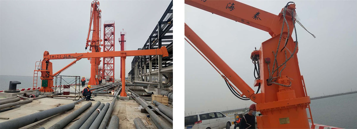 2T-14M Marine Telescopic Boom Crane