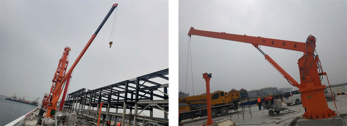 2T-14M Marine Telescopic Boom Crane