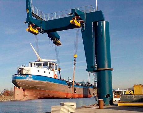 40 Ton Boat Jib Crane