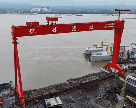 500T Shipbuilding Gantry Crane