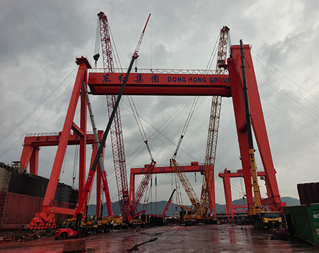 700T Shipbuilding Gantry Crane