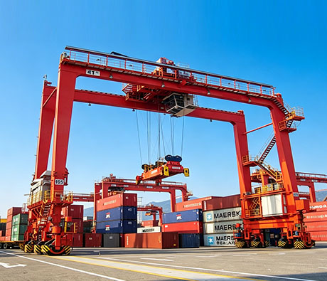 Rubber-Tyred Container Gantry Crane
