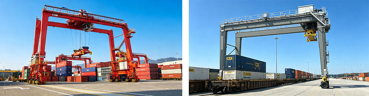 Rubber-Tyred Container Gantry Crane