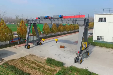 40T Rubber Tyre Gantry Crane