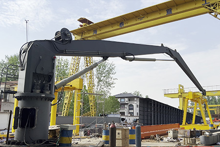 3.2T Marine Knuckle Boom Crane