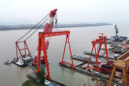 450T Shipbuilding Gantry Crane