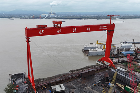 500T Shipbuilding Gantry Crane